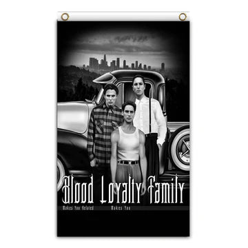 BLOOD IN BLOOD OUT B/W BANNER