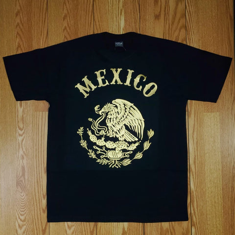 "MEXICO EAGLE" GOLD MEN'S TEE