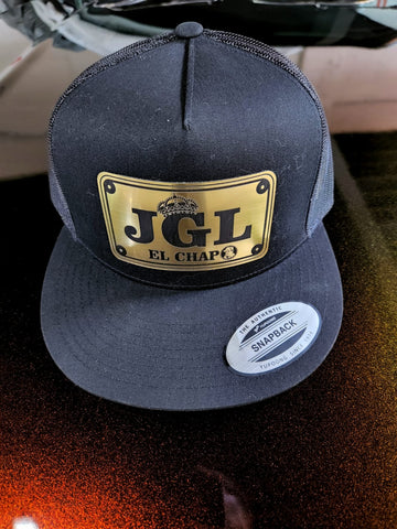 "JGL EL CHAPO" ORO SNAPBACK HAT