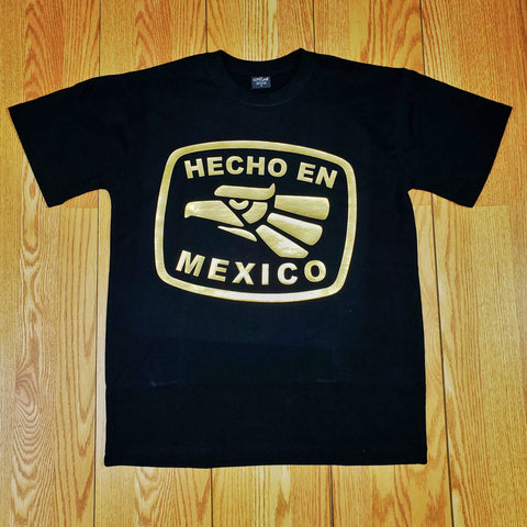 "HECHO EN MEXICO" GOLD MEN'S TEE