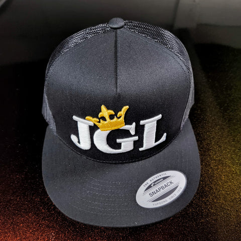"JGL" BLACK SNAPBACK HAT