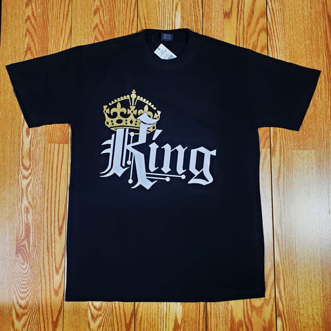 "THE KING" GOLD MEN'S TEE